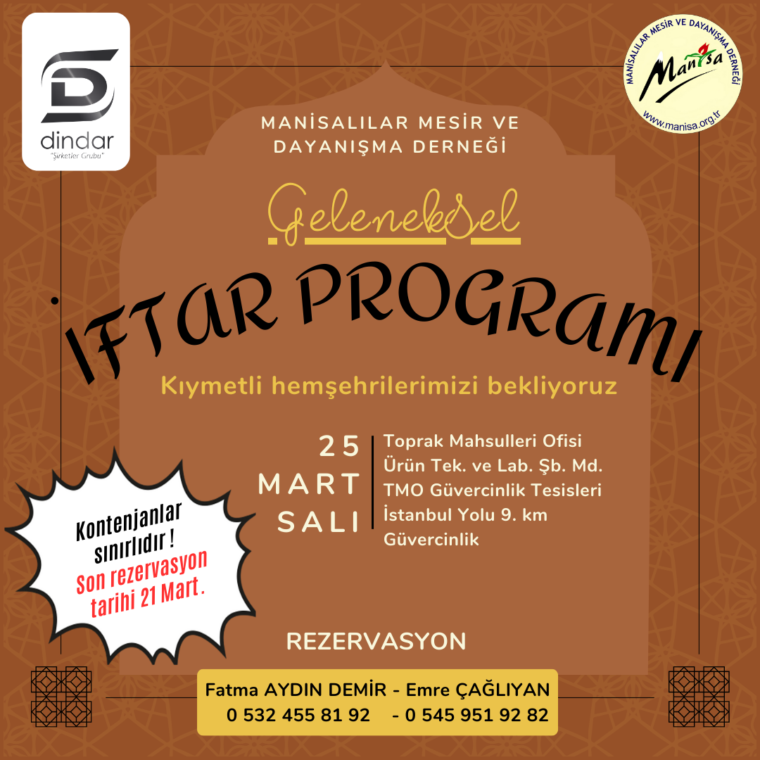 Geleneksel Büyük İftar Programı