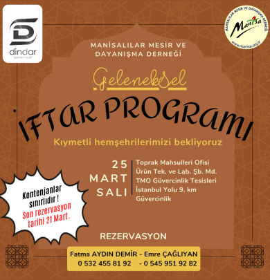 Geleneksel Büyük İftar Programı